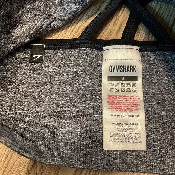 Gymshark Adapt Marl Seamless Sports Bra Black - Picture 3 of 6